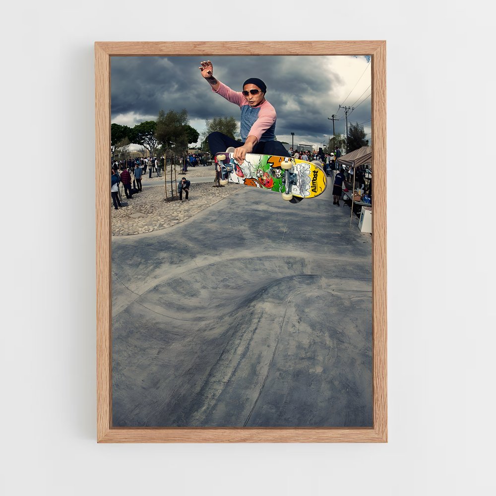 Poster Trickster de Daewon – affiche Skateboard (vue 4)